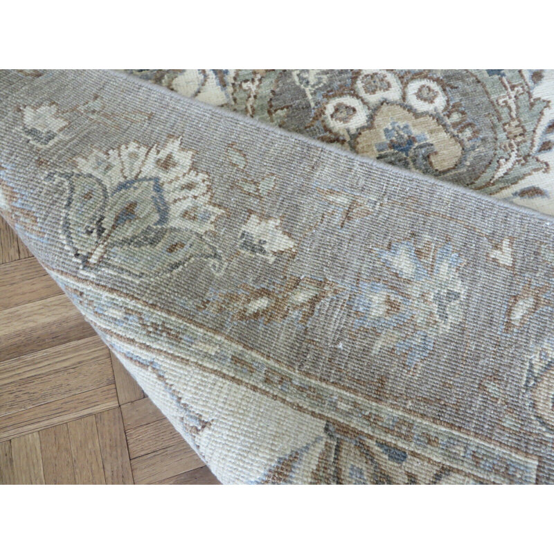 Tapis de zone en laine noué la 3 pi 11 po x 5 pi 8 po one-of-kind-main Dubay