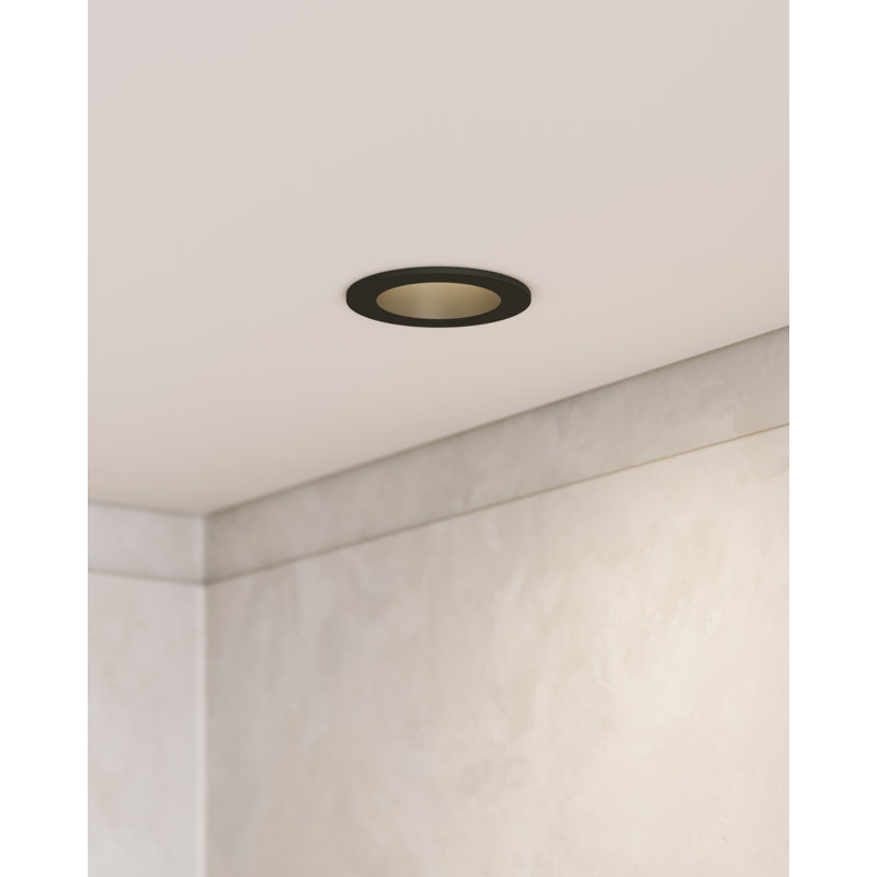 CSL Forme 3.69 in. Round Trim Downlight in Matte Black, Matte Black
