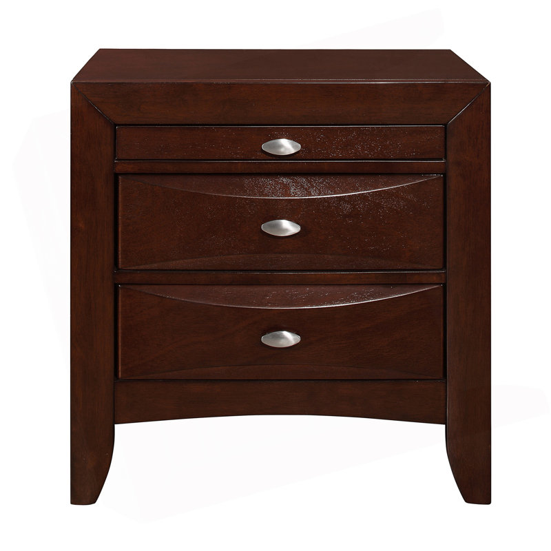 Table de chevet LUCILLE MERLOT