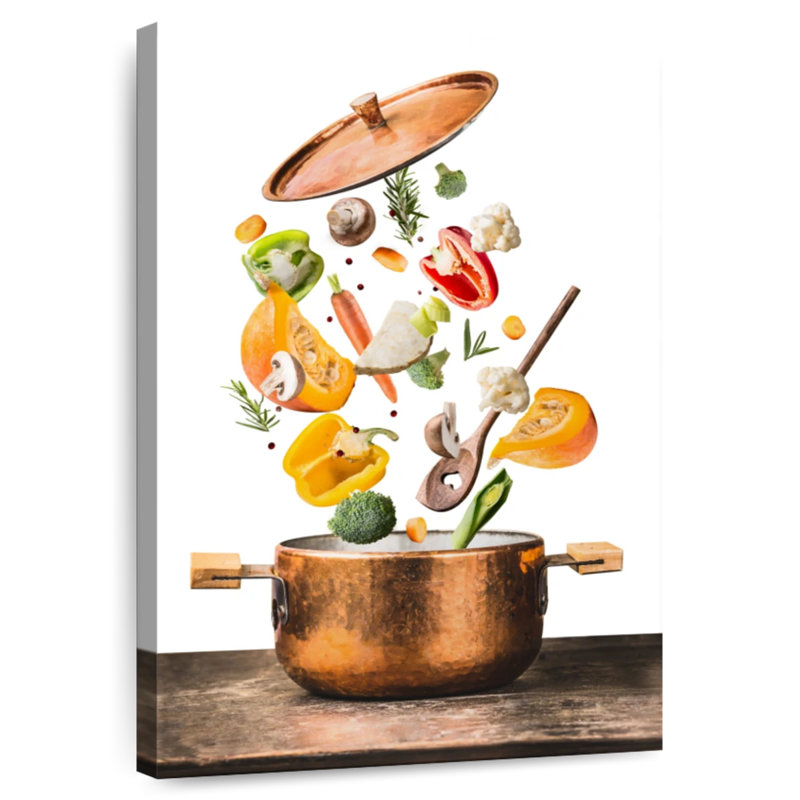 Cuisine végétalienne, H 36 po x l 24 po