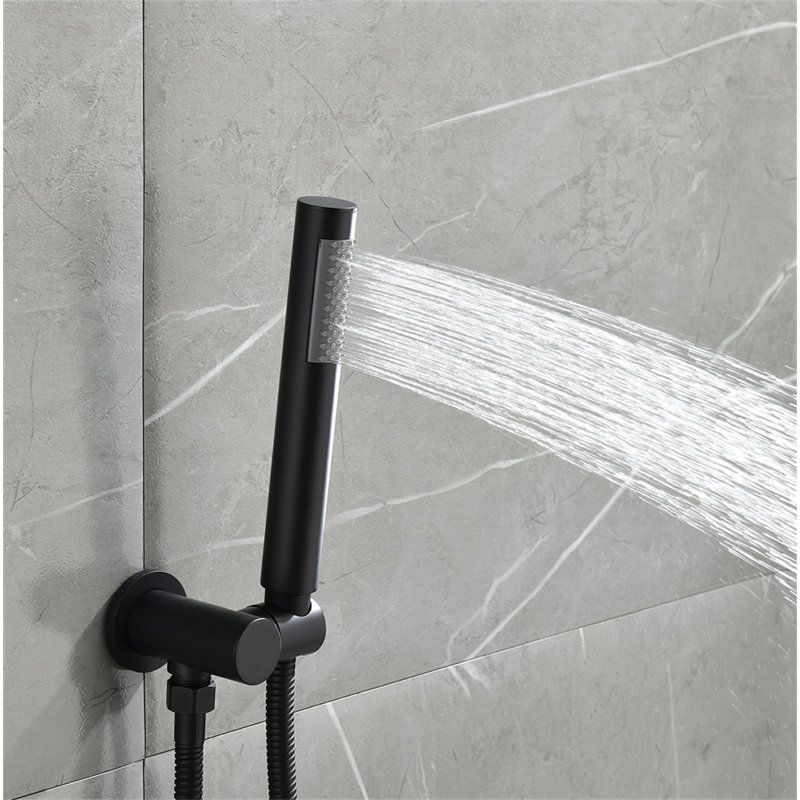Pomme de douche double standard / double, Noir