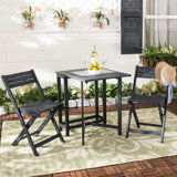 Geremia 3 Piece Bistro Set