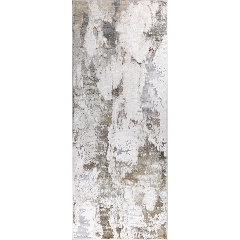 MDA Rugs Bernard Collection Modern Abstract Area Rug, Runner 2'6" x 7'7"