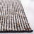 Rynesha Flat Weave Wool/Jute Striped Rug in Ivory/Black-229920651
