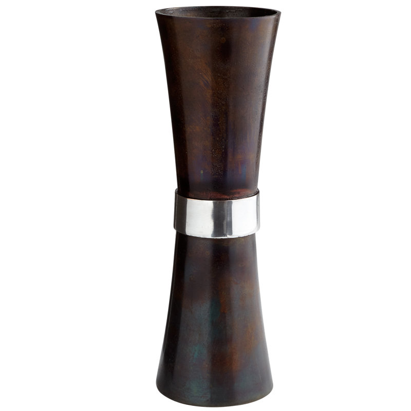 Catalina Metal Table Vase, 19" H x 6" W x 6" D