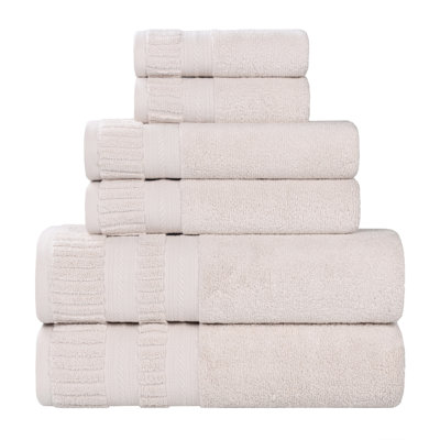 Venice Zero Twist Cotton Medium Weight Soft Absorbent Towel Set
