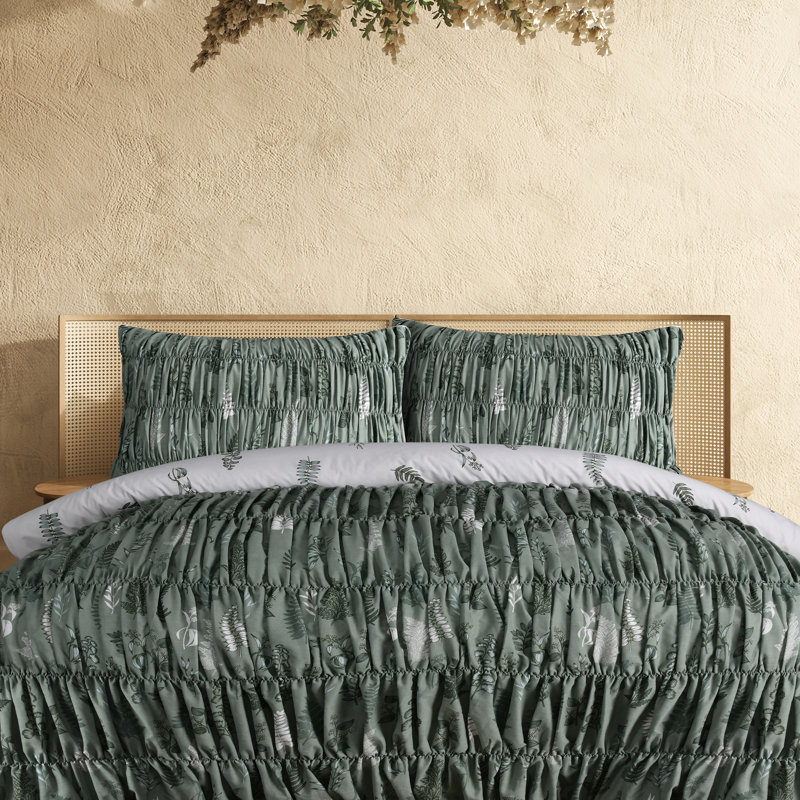 Pennside Polyester Floral Duvet Cover Set with Pillowcases Included, Single - 1 Standard Pillowcase
