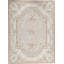 Aubusson Hand Knotted Wool Oriental Area Rug in Beige