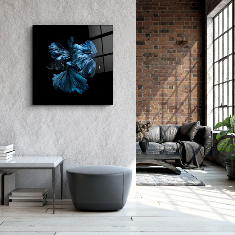 Superbe peinture décorative en verre trempé 23,6 po x 23,6 po | 100% verre trempé, épaisseur: 0,16 pouce | Impression UV pour des couleurs éclatantes | Art mural parfait pour la décoration de la maison ou du bureau, design moderne et élégant