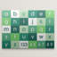 «Alphabet» par Justin, art textuel en vert-26130816-18659940