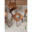 100% Solid Oak 17.7"H Side Chairs-1265968644