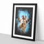 Chewing Giraffe - Framed Print-56842294-56842297
