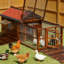 Niche pour chien en bois massif de luxe avec clôture-104977305