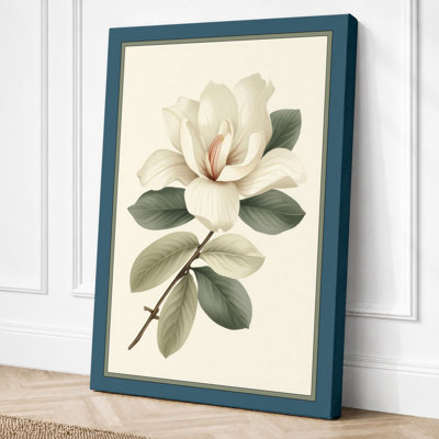 Magnolia Study Botanical - Wrapped Canvas