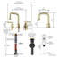 2-handle Bathroom Faucet with Drain Assembly-62448799