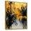 Colombe de Colomb minimalisme symphonie tropicale dorée IV - fougères grand art mural