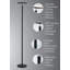 Lampe torchère sur pied 72 po Aria-947767631