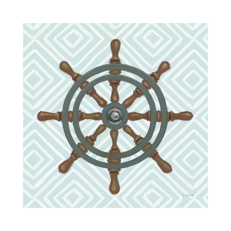 A Day At Sea IV by James Wiens - Wrapped Canvas Gallery-Wrapped Canvas Giclée, 30.48 cm H x 30.48 cm W