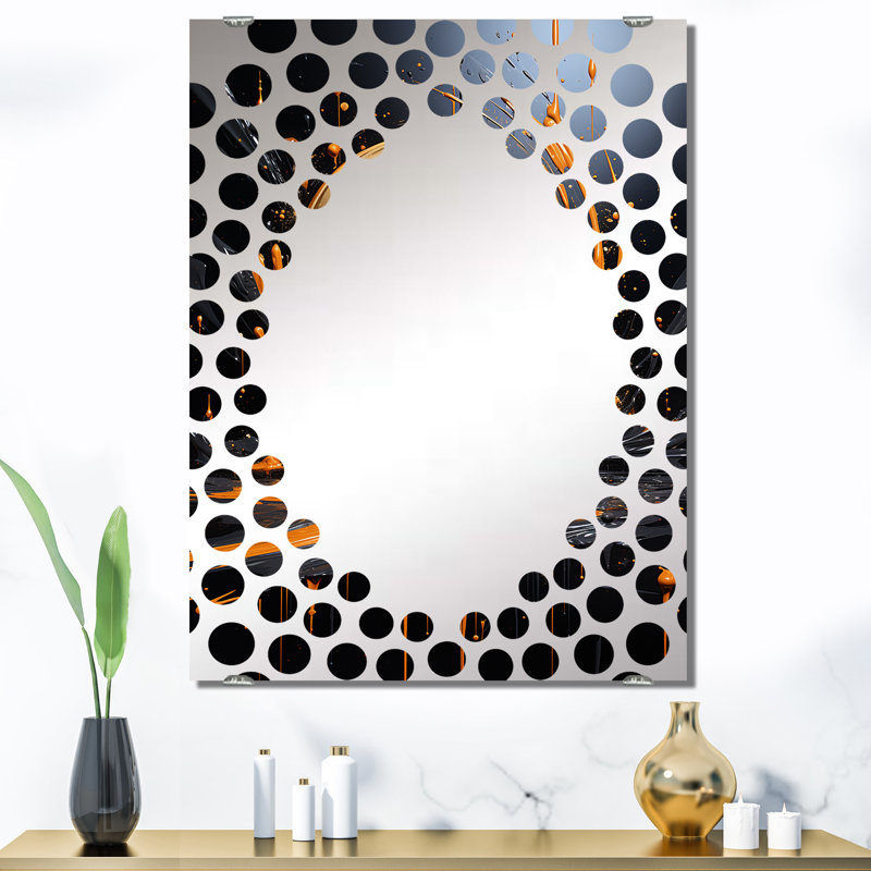Miroir mural Collages MIR131617, H 40 po x l 30 po, Wais - Résumé