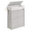 Wood Laundry Hamper with Handles-1166762640