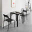 Obed Glass Top Metal Base Dining Table