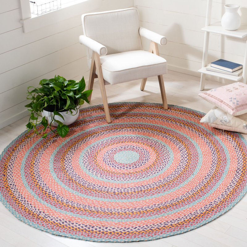 Alsatia Hand Woven Jute Rug, Round 4'