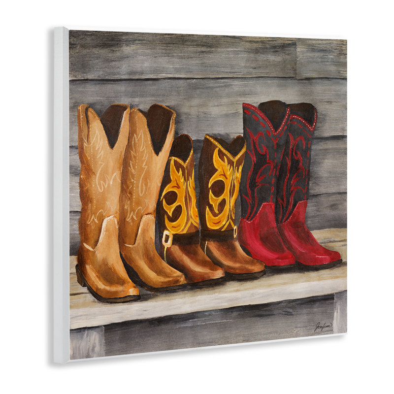 «Lined Up Cowboy bottes» par Josefina