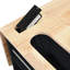 Îlot de cuisine avec prise électrique et abattant. Noir Tablettes réglables, rangement pour le vin. Pratique pour une utilisation quotidienne avec tablette inférieure, rangement latéral, 5 mouvements-682816041