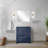 Lafarre 30'' Single Bathroom Vanity with Marble Top with Mirror-113110524-97832500