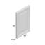 Miroir pleine grandeur Melange Glamour