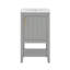 Meuble-lavabo de 20 pouces avec support de rangement, tablette ouverte-240329870
