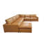 Canapé modulaire en cuir rembourré-594147642