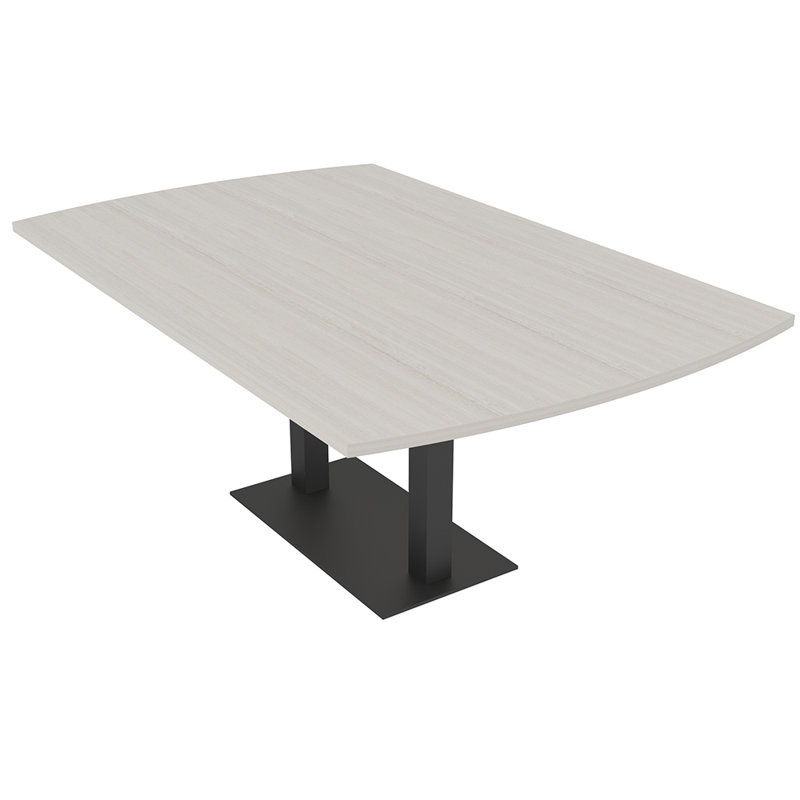Table de conférence Pavert Arc, Noir mat, Sel Lakeland, H 30 po x l 84 po x P 48 po