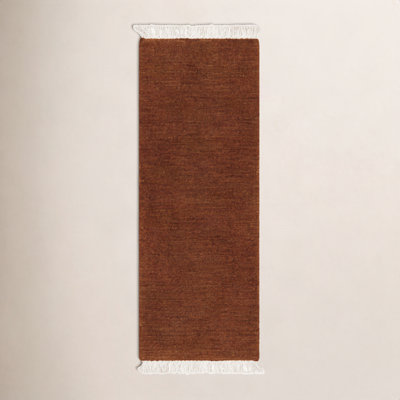 Clio Hand-Woven Gray Wool Rug