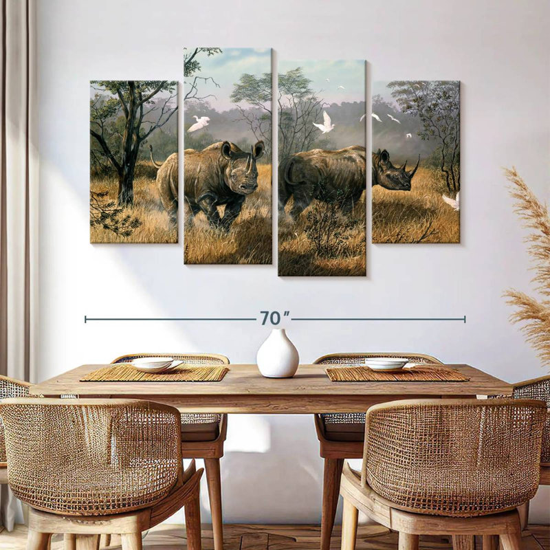 Brampt Rhino Wilderness, 42" H x 68" W