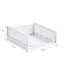 Boîte de rangement blanche pliable 4 pièces-106035935
