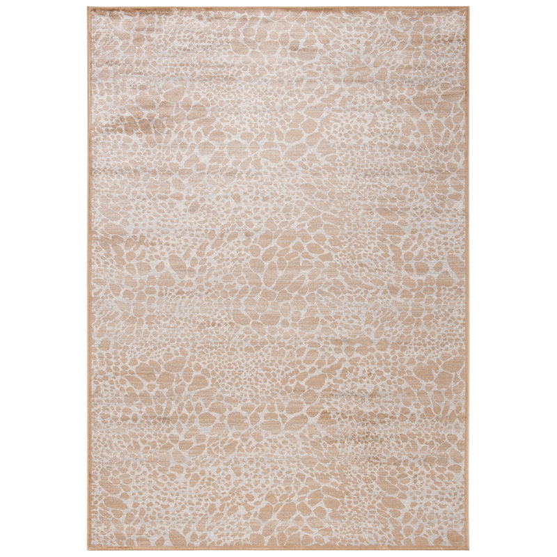 Tapis à imprimé animal Abdur-Rafay, Rectangle 5 pi 3 po x 7 pi 7 po