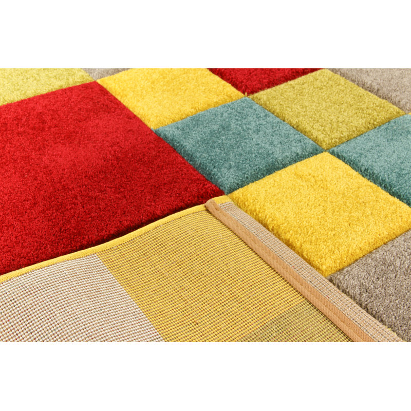 Maguire Geometric 23cm X 160cm Area Rug