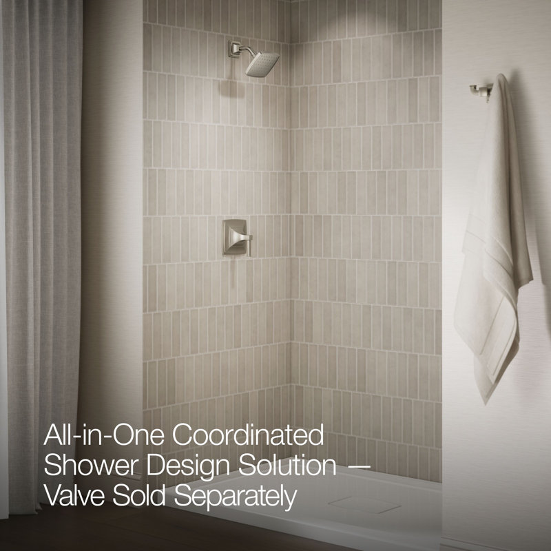 Riff Pressure-Balancing Shower Faucet Trim, Vibrant Brushed Nickel
