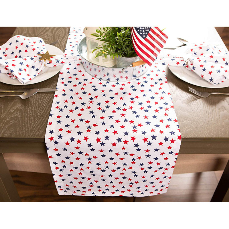 Urias Stars Printed Table Runner