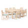 Sehrish 8 - Person Wood Patio Dining Set with Rectangular Table , Sunbrella® Cushions Included