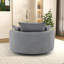 Fauteuil demi-tonneau rotatif 57,3 po-335669962