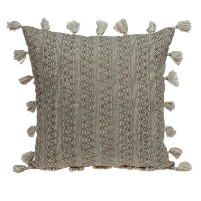  Wool Reversible Throw Pillow