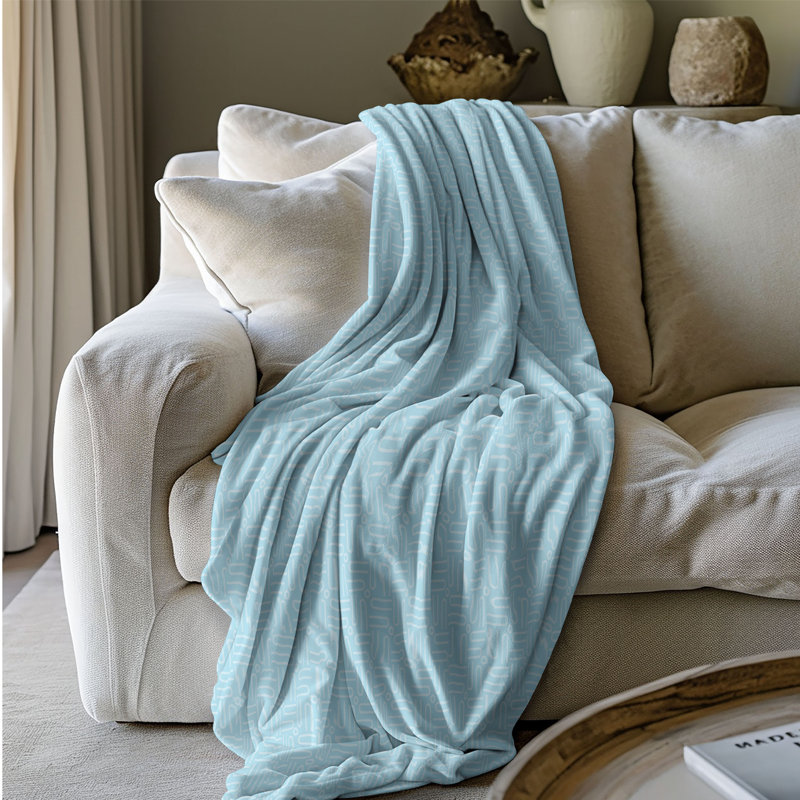 Dreamy Pastel - couverture sherpa de qualité supérieure 1 pièce, Lit simple