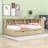 Andalusia Twin Wood Daybed with Trundle and USB Ports-1301575309