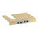 Adjustable Shelf with Electrical Outlets for 36" Tailored Vanities with 1 Door, 3 Drawers Left