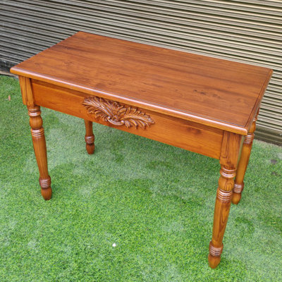 Solid Wood Carved Console Table