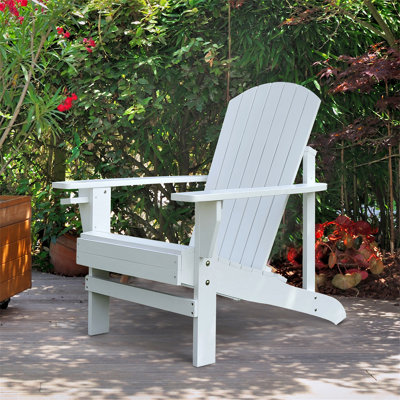 Abilene Wood Adirondack Chair by Breakwater Bay
