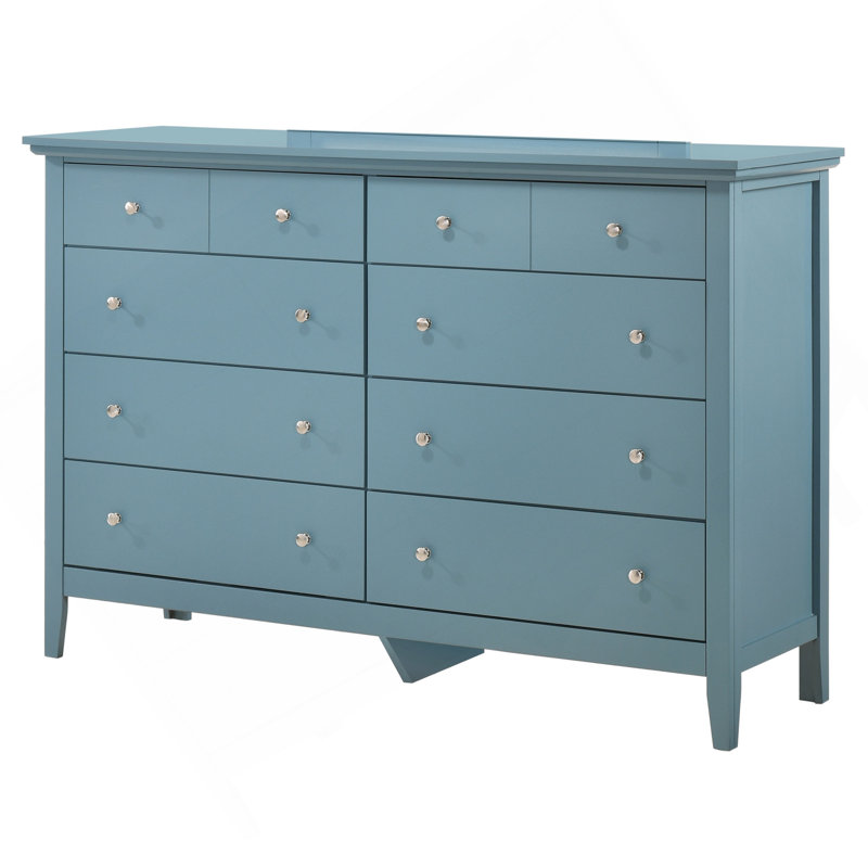 Commode élégante élégante sarcelle pour toute pièce
