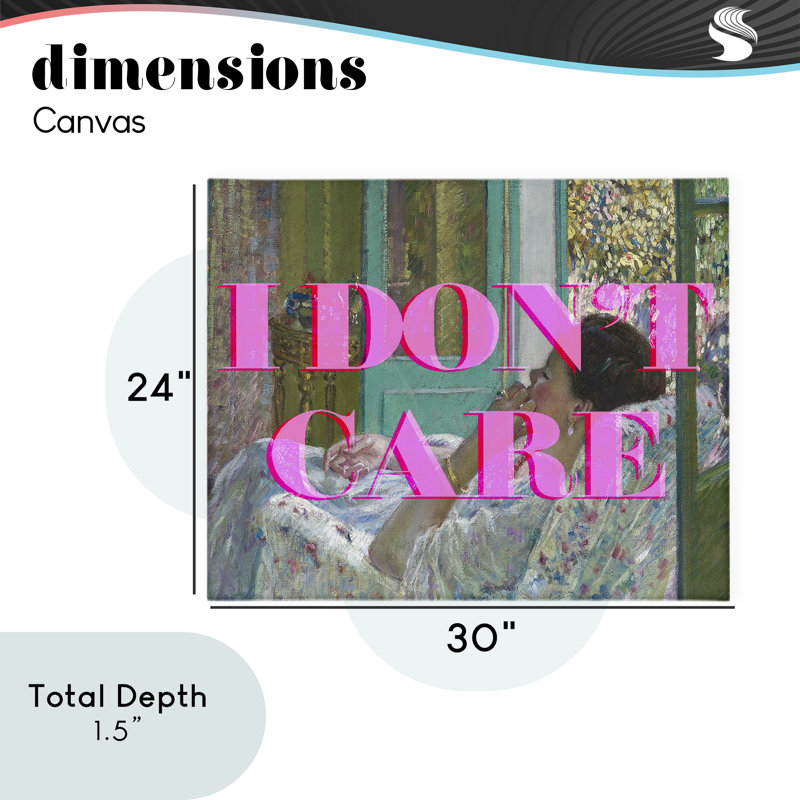 «I Don't Care over Classic», toile par Lil 'Rue